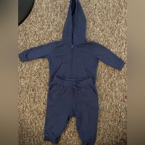 Baby boy fleece sweat suit